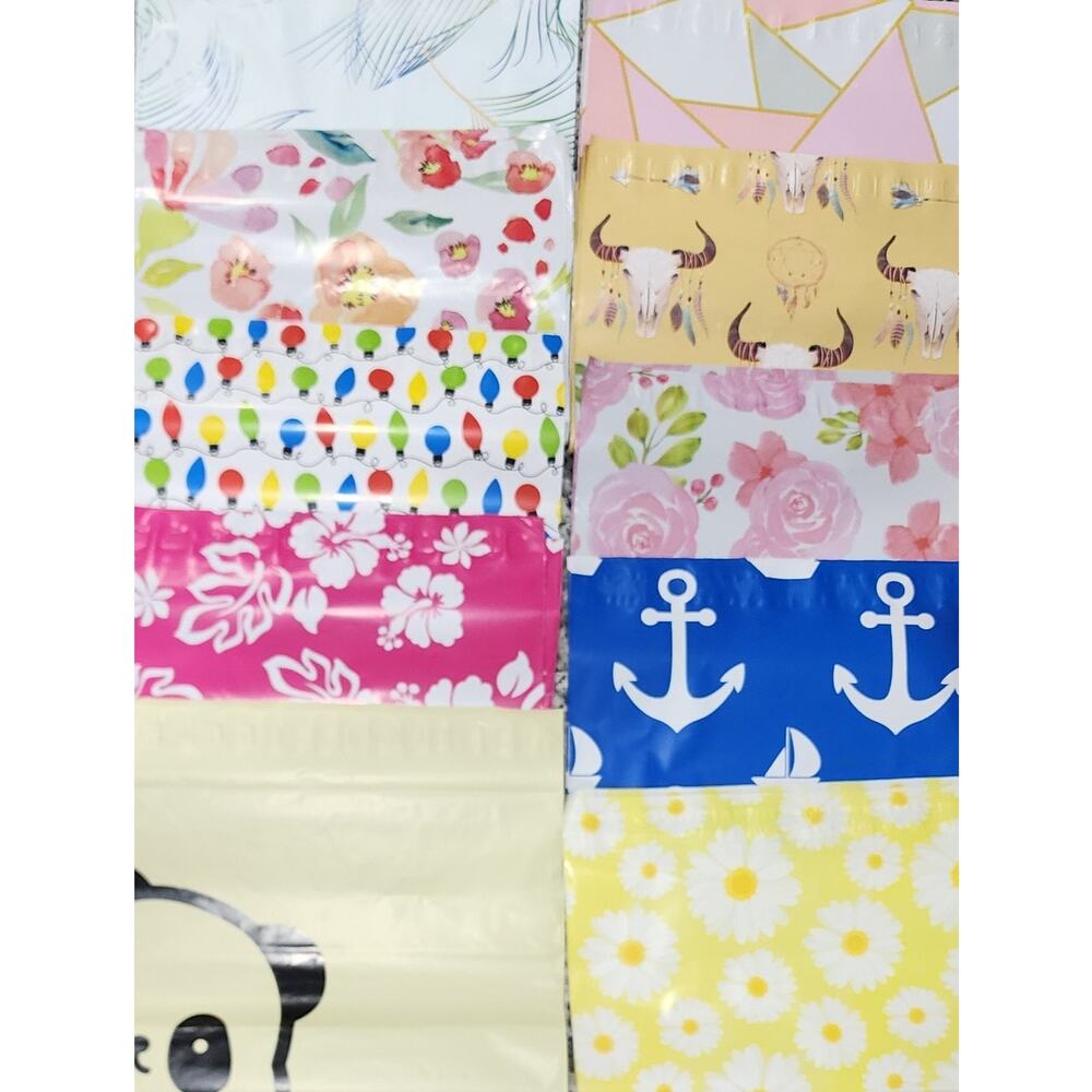 NEW Random 20 Piece 10x13 Self-Sealing Poly Mailers, Tearproof Shipping Bags